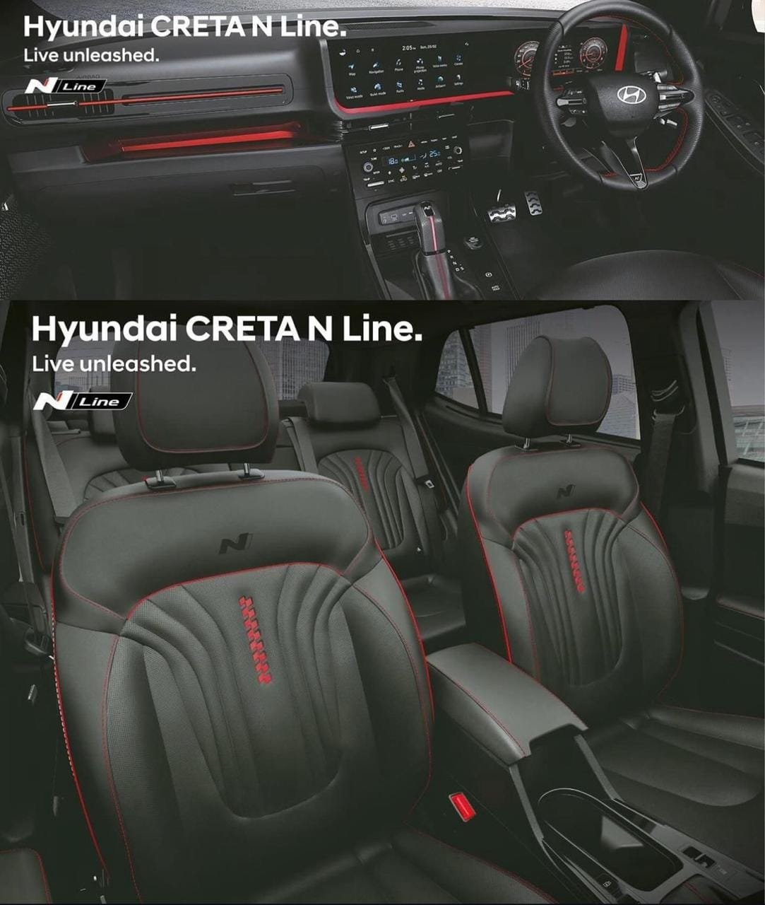 Hyundai Creta N-Line Interiors Revealed