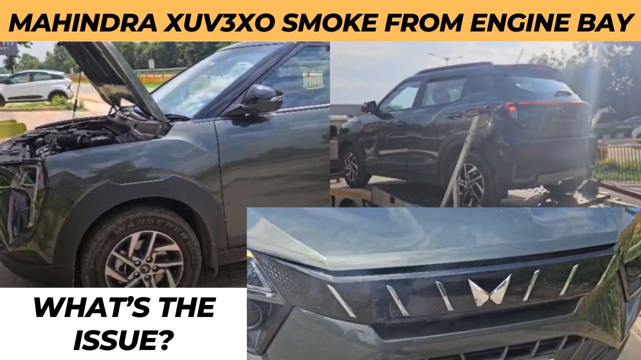 Mahindra XUV3XO Smoke From Engine Bay