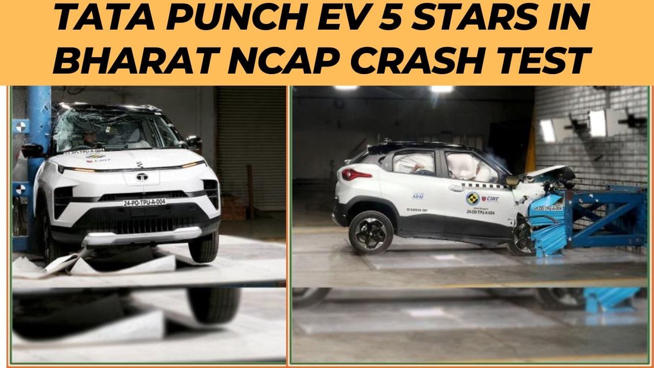 Tata Punch EV 5 Stars Bharat NCAP