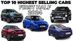 Top 10 Cars Sold In India H1 2024