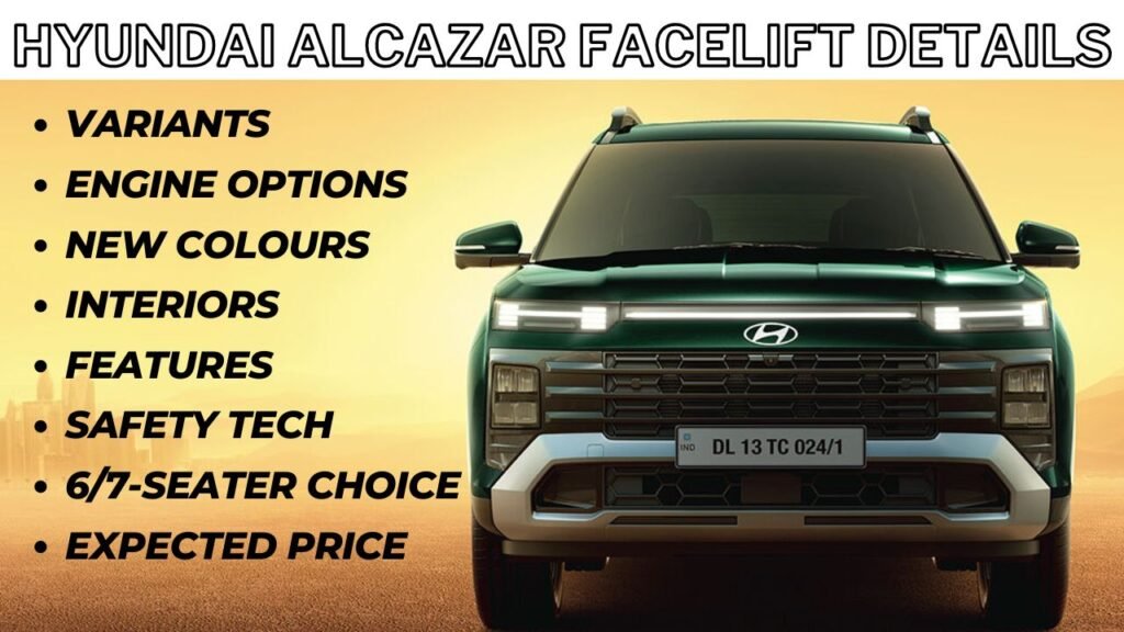 Hyundai Alcazar Facelift Details