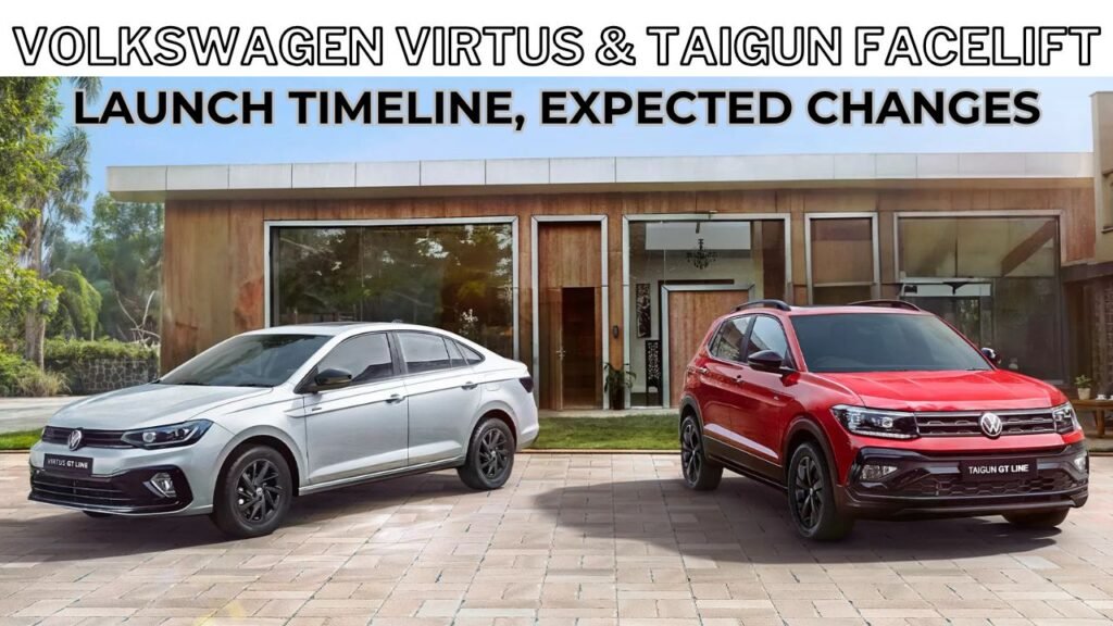 Volkswagen Virtus Taigun Facelift Launch