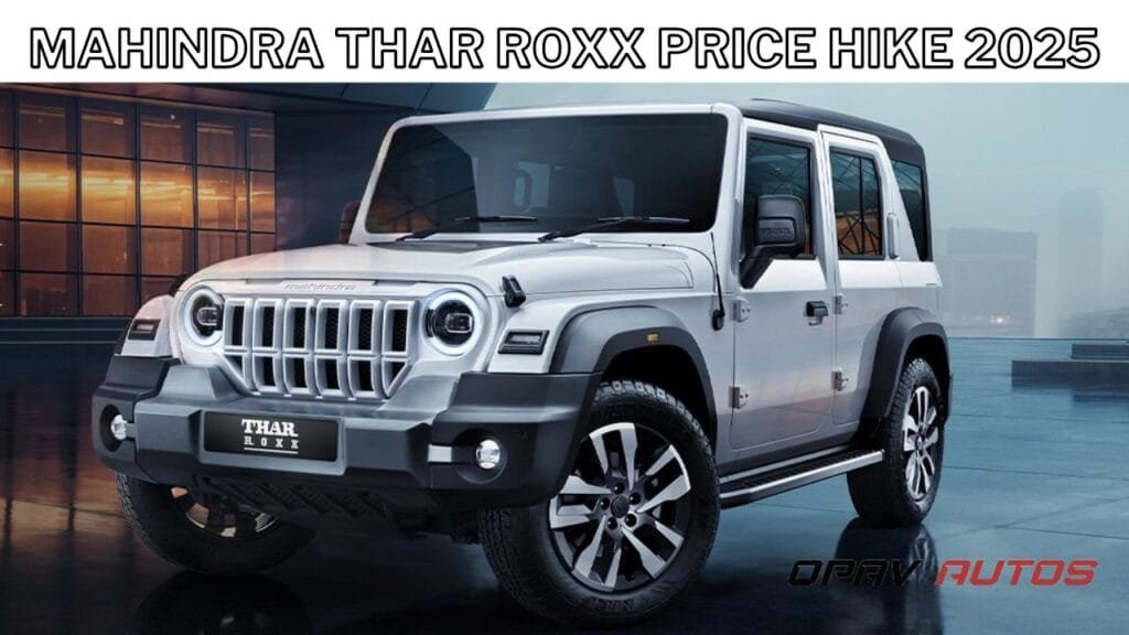 Mahindra Thar Roxx Price Hike