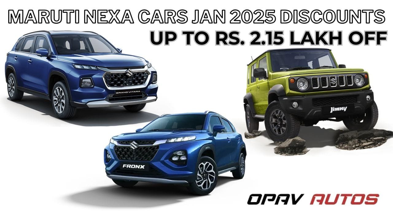 Maruti Suzuki Nexa Cars Discount Jan 2025