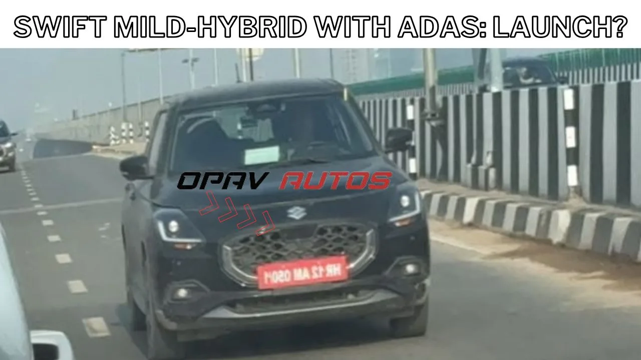 Maruti Suzuki Swift Mild-Hybrid Spied