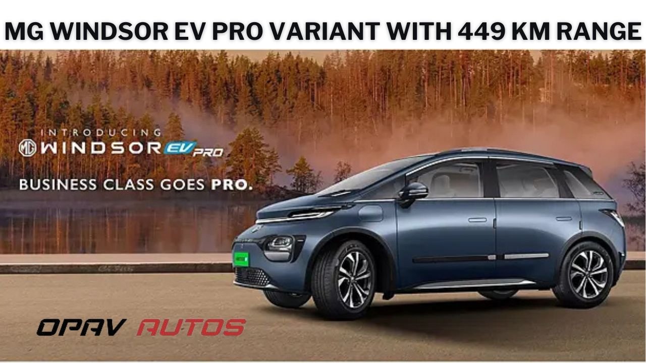MG Windsor EV Pro Variant