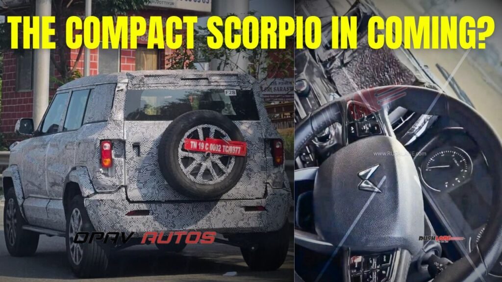Mahindra Vision S Interiors Spied