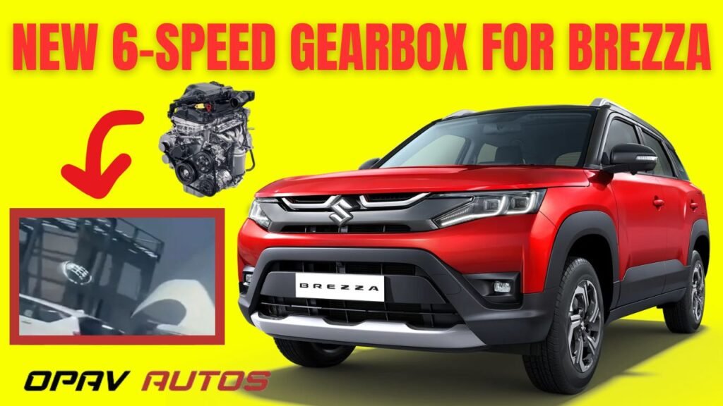 Maruti Suzuki Brezza Facelift 6-speed Manual Gearbox