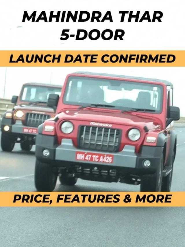 Mahindra Thar 5-Door Armada Launch On August 15