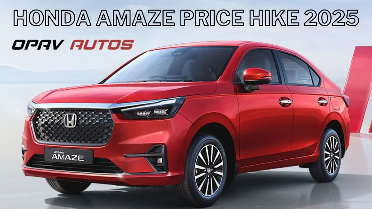 Honda Amaze Price Hike 2025